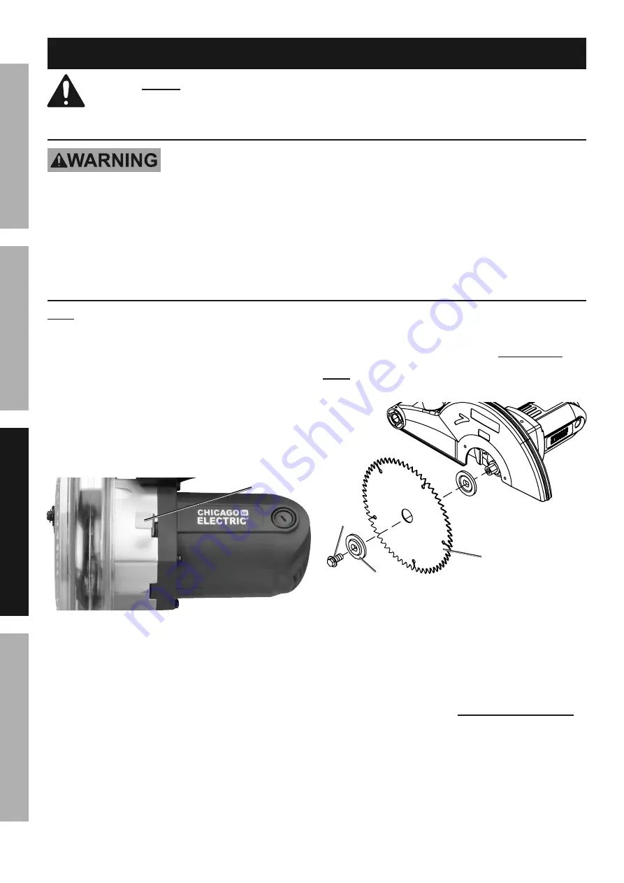 Chicago Electric 56776 Owner'S Manual & Safety Instructions Download Page 10