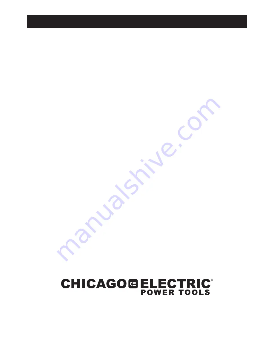 Chicago Electric 69702 Скачать руководство пользователя страница 16