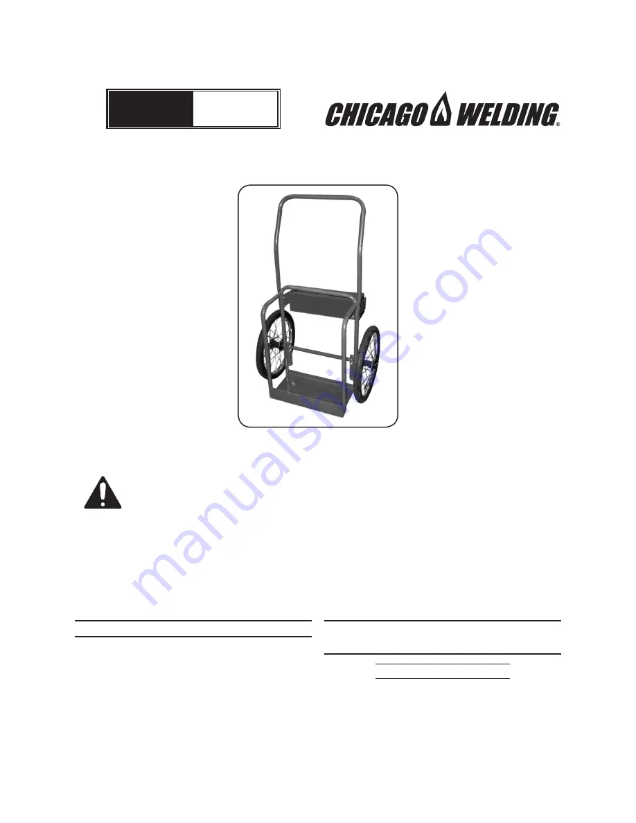 Chicago Welding 65939 Скачать руководство пользователя страница 1