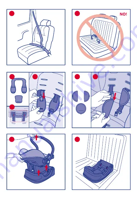 Chicco Auto-Fix Fast Night Instructions For Use Manual Download Page 4