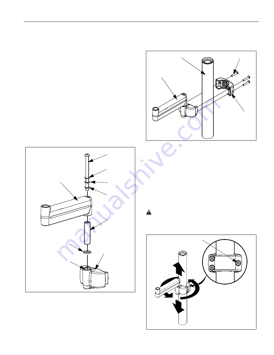 CHIEF Pole Clamp Accessory FSA-1017 Скачать руководство пользователя страница 3