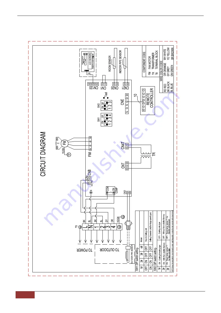 Chigo CCA-18CR1 Technical Manual Download Page 102