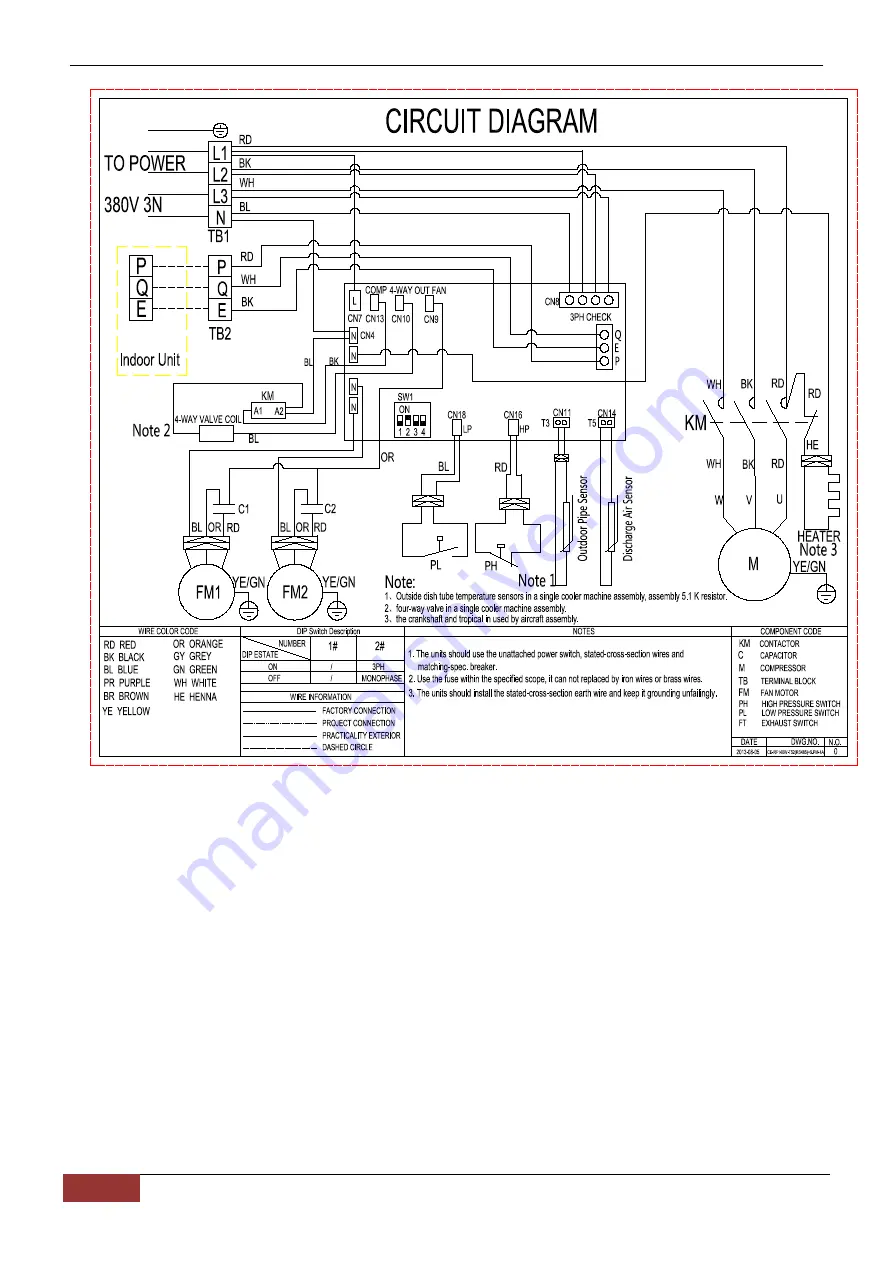 Chigo CCA-18CR1 Technical Manual Download Page 137