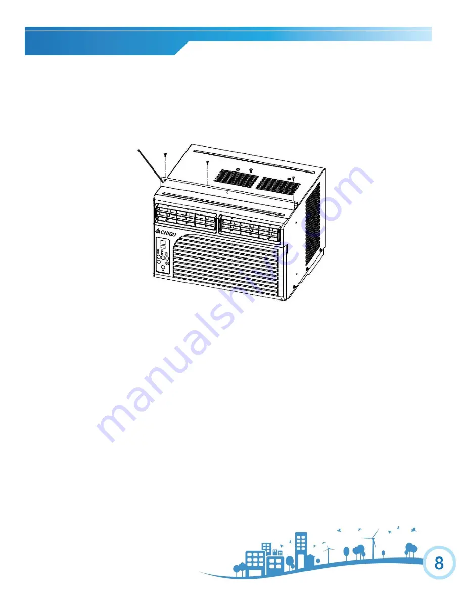 Chigo WC1-06E-01 Operating Instructions Manual Download Page 8