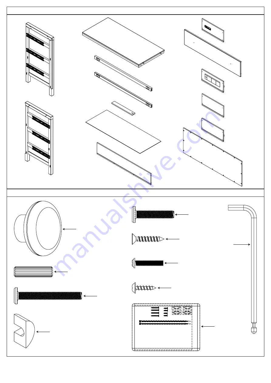 Child Craft Orbit Dresser F00209 Assembly Instructions Manual Download Page 3