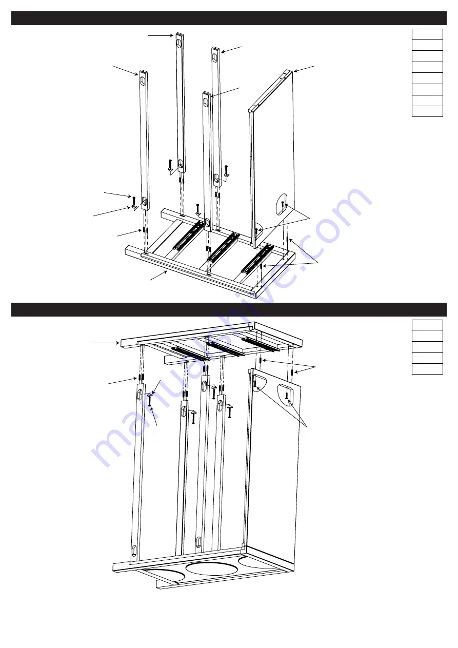 Child Craft Orbit Dresser F00209 Assembly Instructions Manual Download Page 4