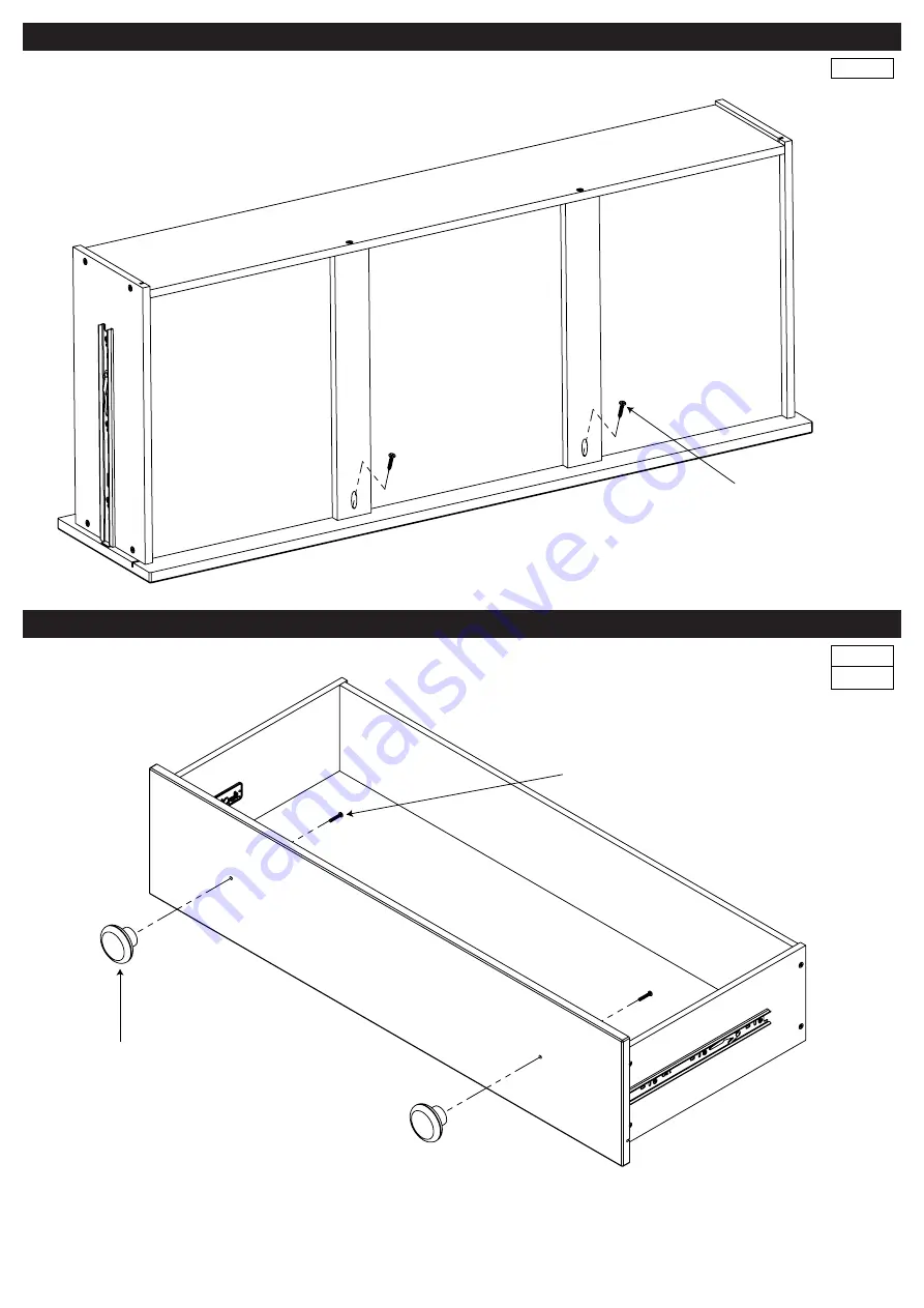 Child Craft Orbit Dresser F00209 Assembly Instructions Manual Download Page 17