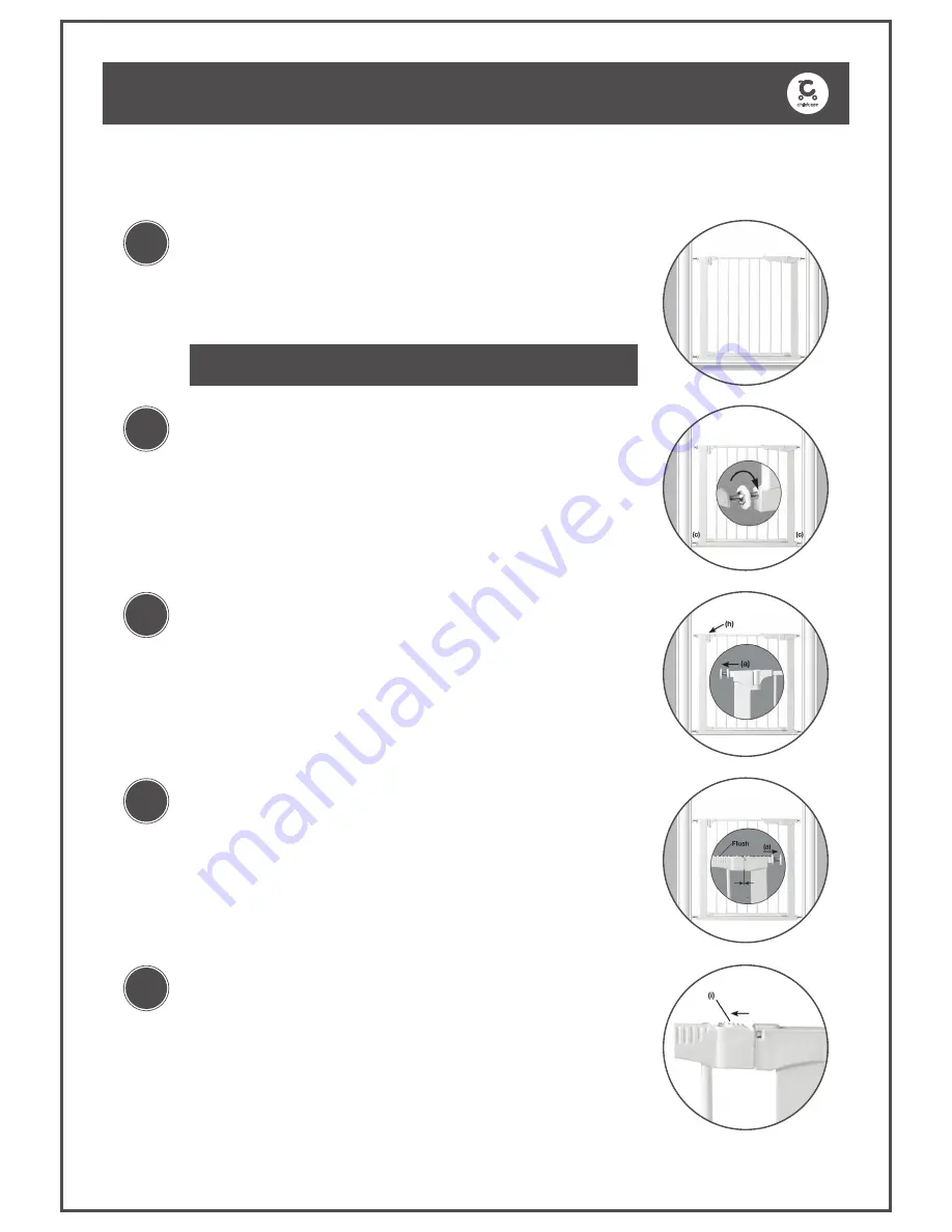 Childcare ASSISTED AUTO CLOSE 089346-003 Instructions Manual Download Page 8