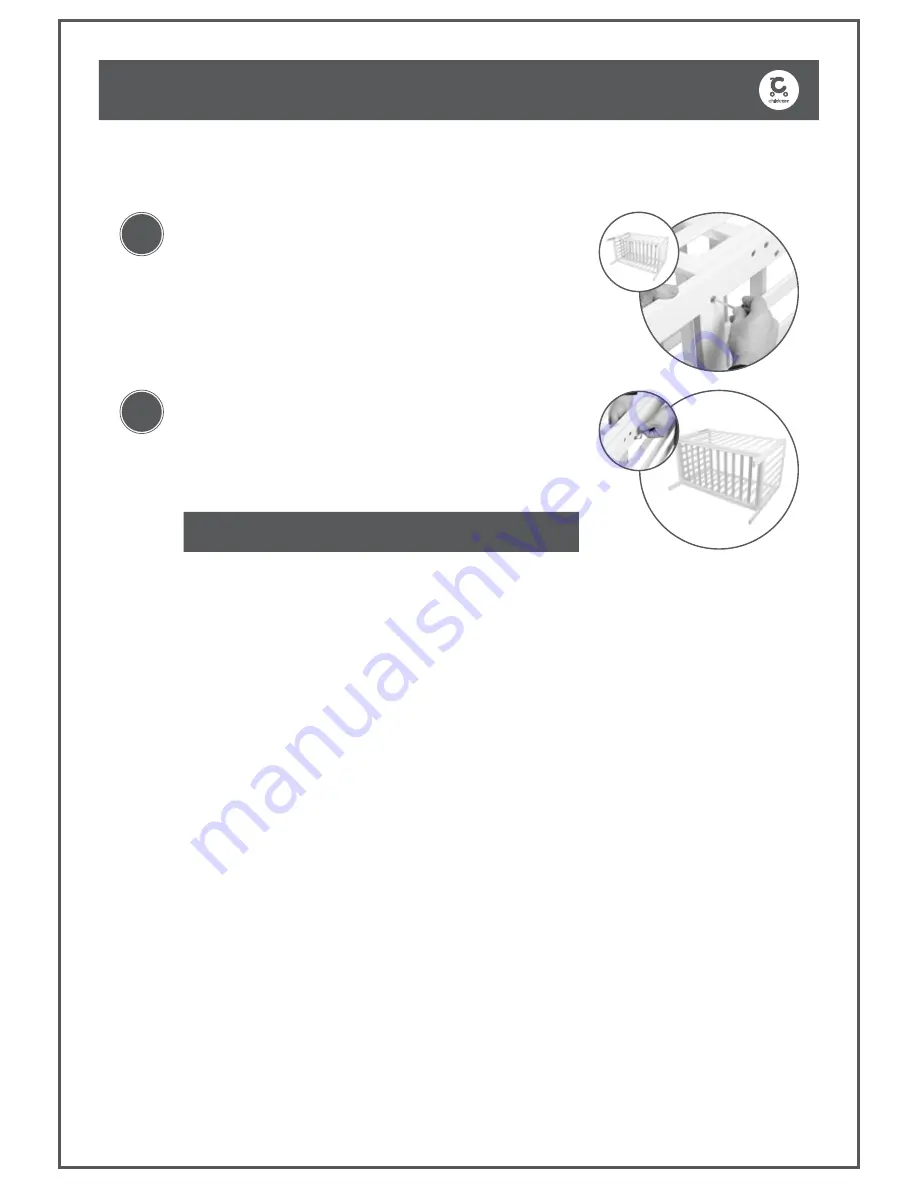 Childcare Bristol Cot 091007 Manual Download Page 8