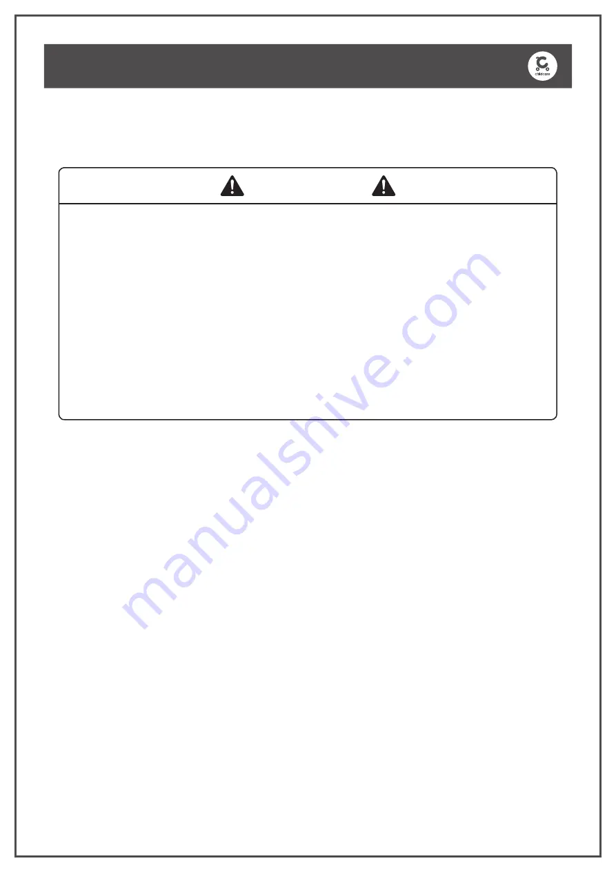 Childcare Cosy Sleeper Storm Cloud 038001-356 Instruction Manual Download Page 2