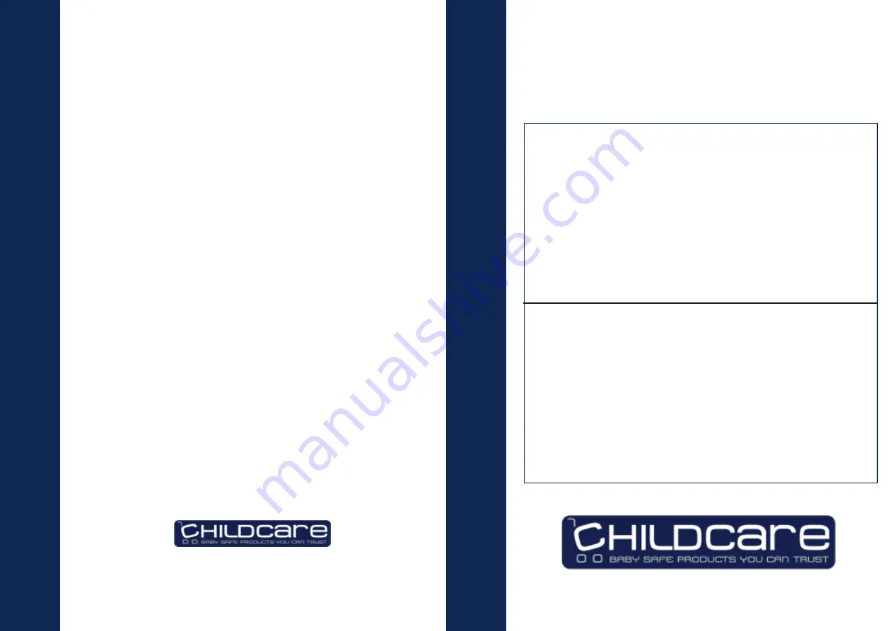 Childcare Universal Change Table 092100 Instruction Booklet Download Page 1