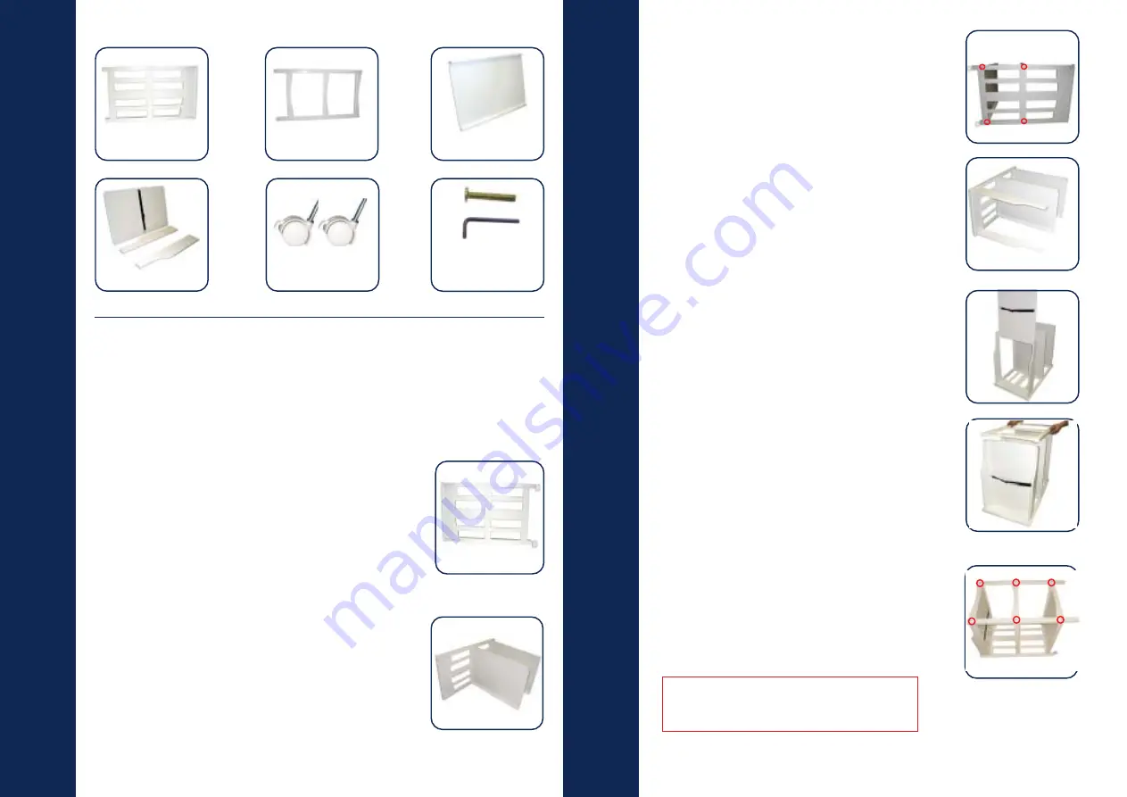 Childcare Universal Change Table 092100 Instruction Booklet Download Page 3