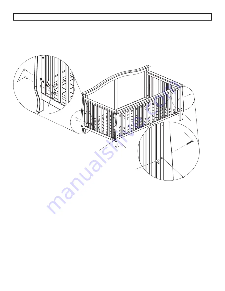 CHILDCRAFT Crib'N'Double 31001 Скачать руководство пользователя страница 7