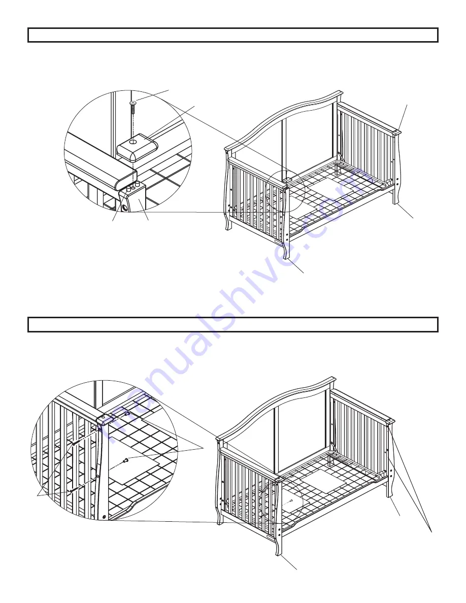 CHILDCRAFT Crib'N'Double 31001 Скачать руководство пользователя страница 9