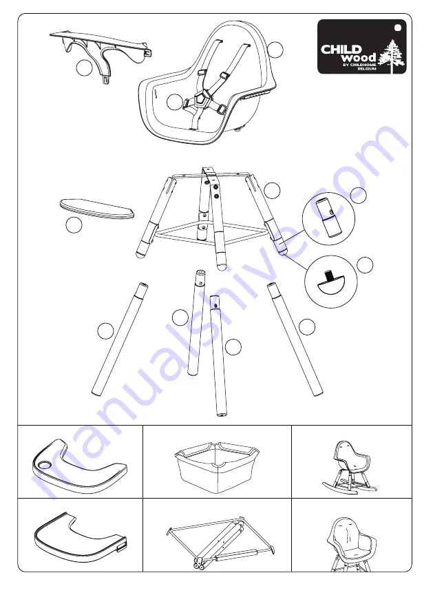 Childhome Belgium Child Wood Evolu 2 Manual Download Page 31