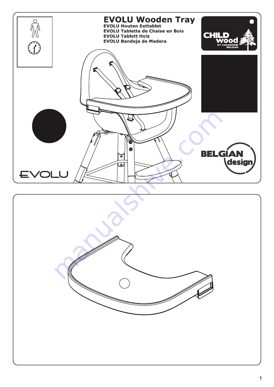 CHILDHOME CHILD WOOD EVOLU CHEVOTB Assembly Instructions Download Page 1