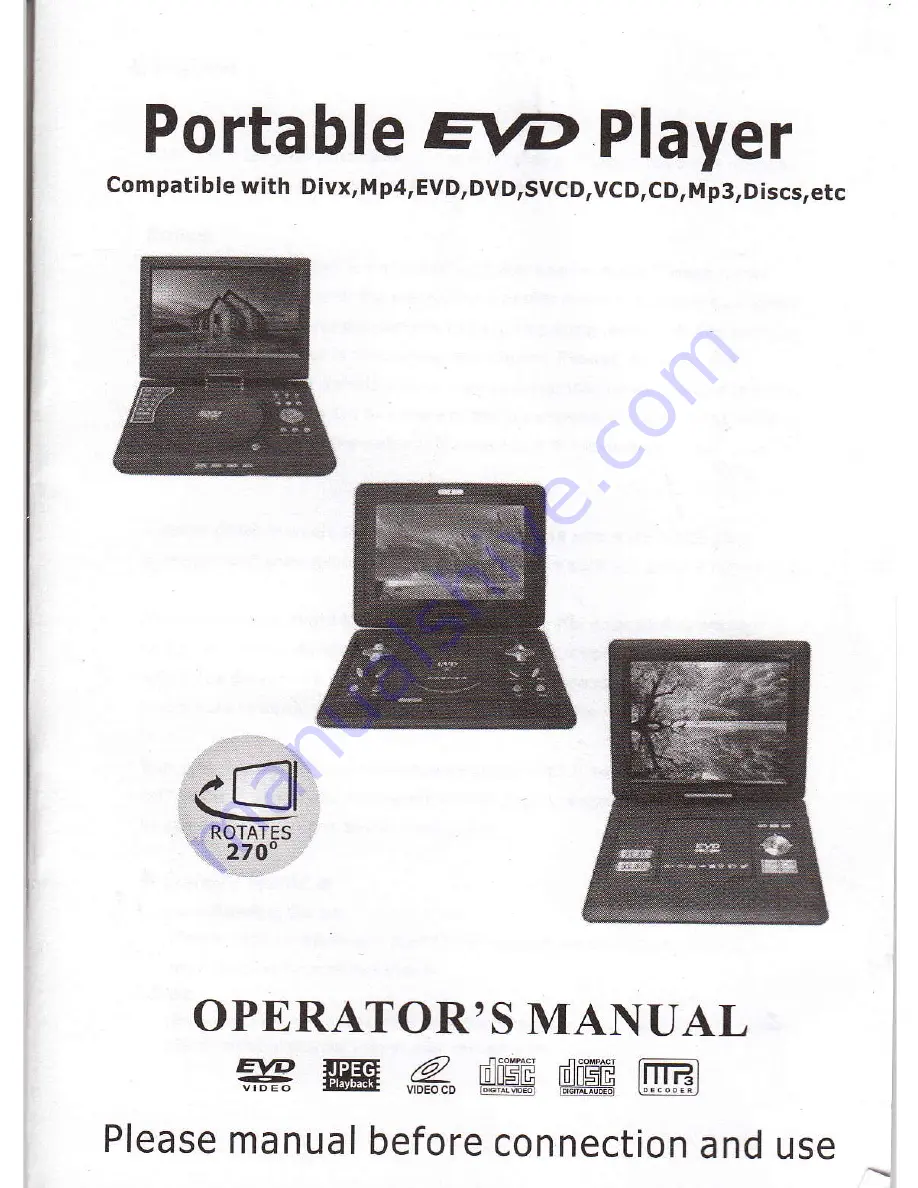 chinavasion CVXE-E209 Operator'S Manual Download Page 1