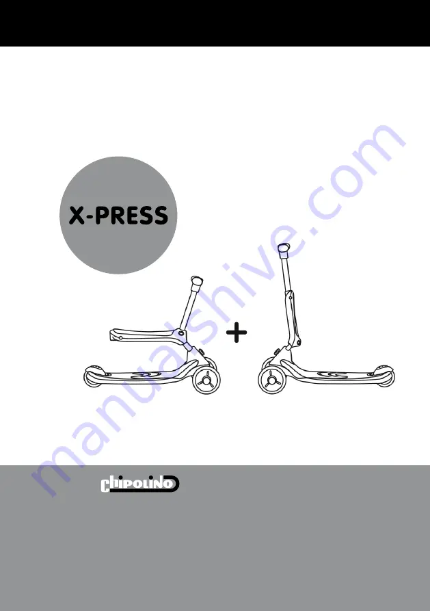 Chipolino X-PRESS Instruction Manual Download Page 1