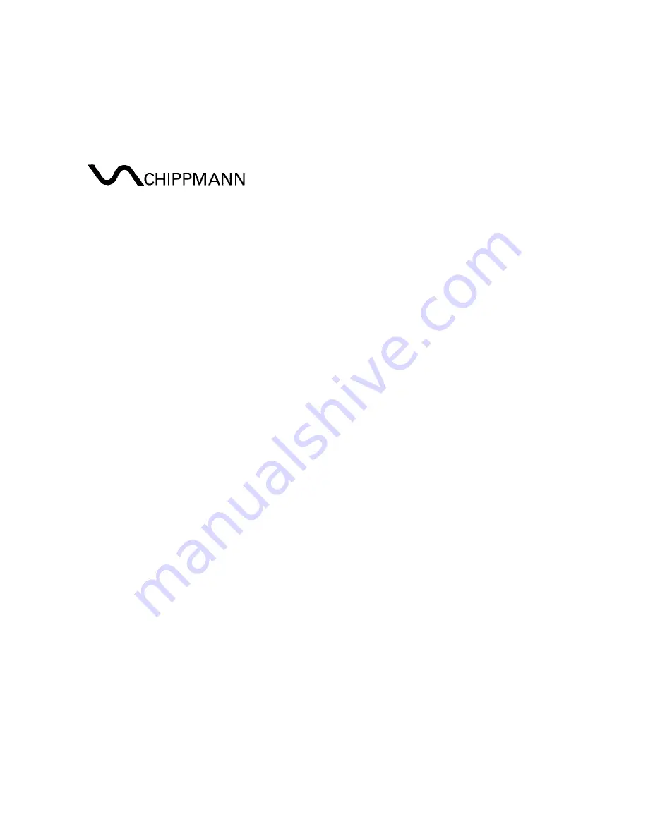 Chippmann CS-8 VCF1E Owner'S Manual Download Page 5