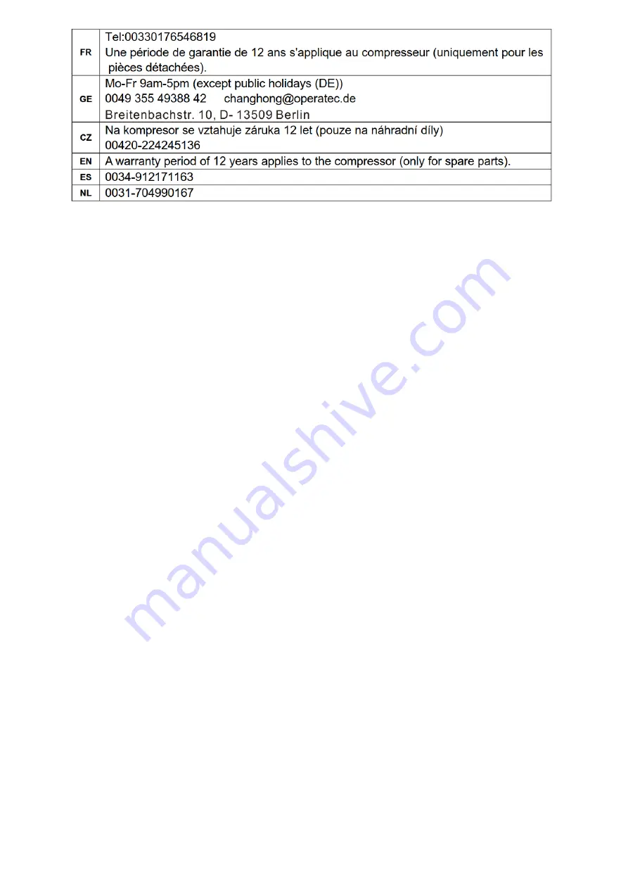 ChiQ CPS570E Operation Manual Download Page 93