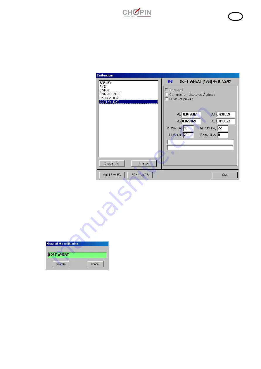 Chopin Agri-TR User Manual Download Page 65