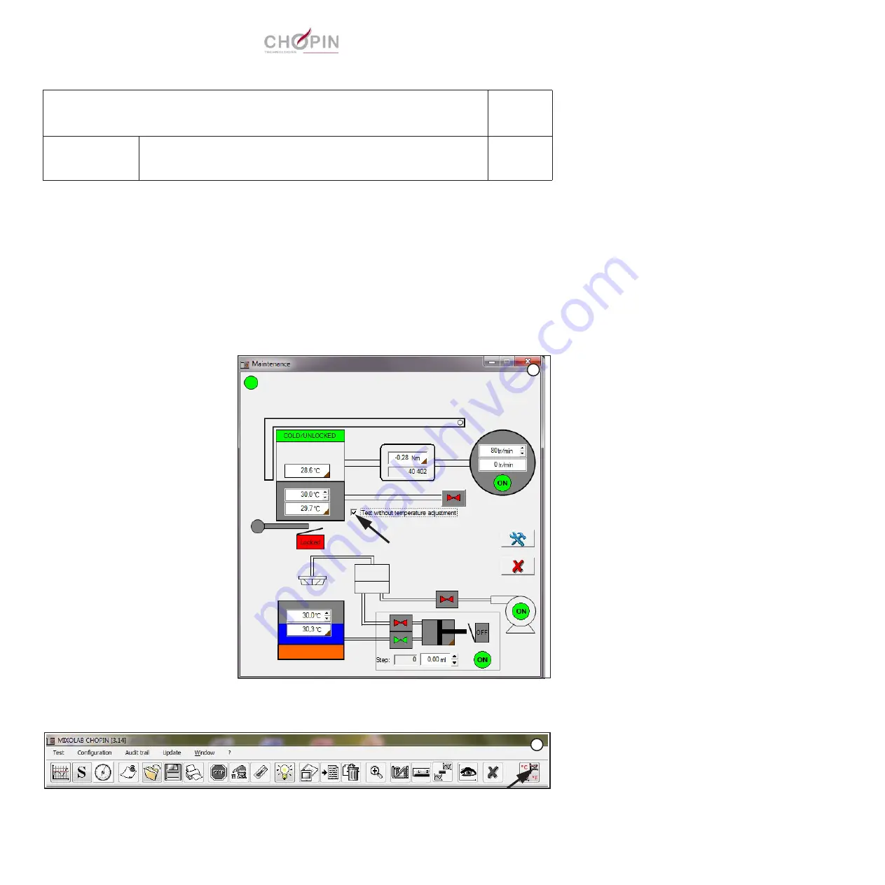 Chopin Mixolab Maintenance Manual Download Page 98