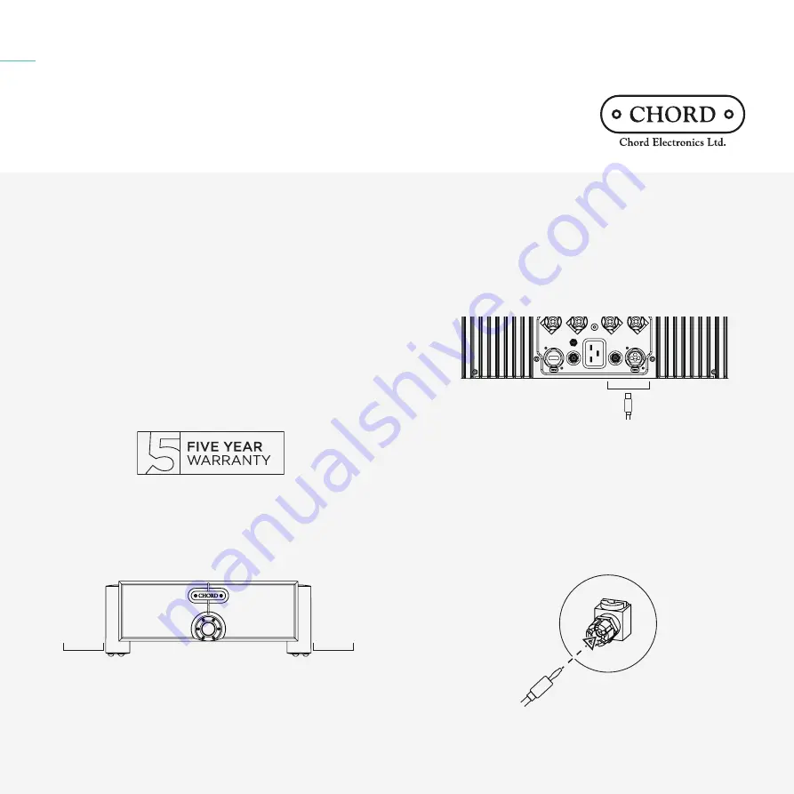 Chord ULTIMA 3 Quick Start Manual Download Page 1