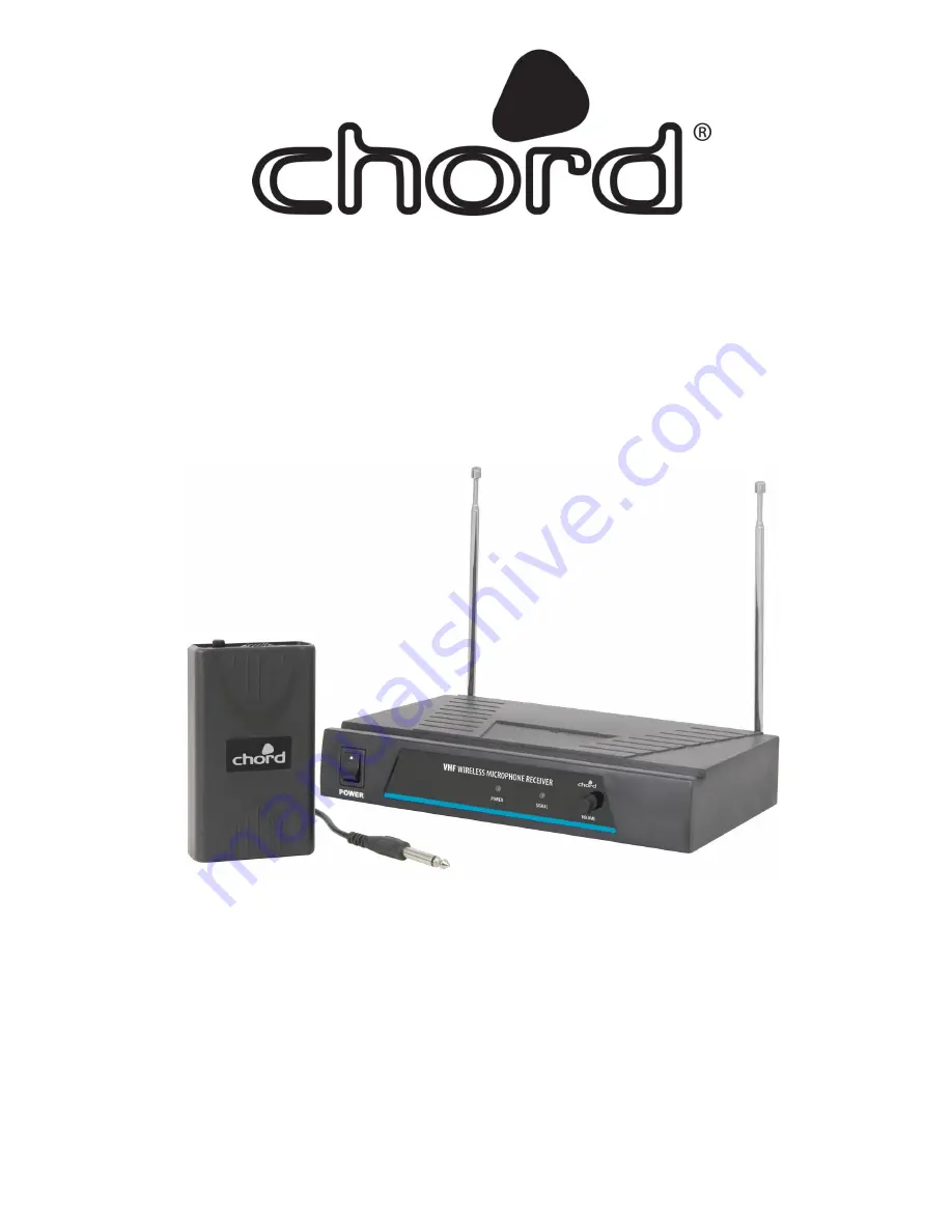 Chord VGW1 User Manual Download Page 1