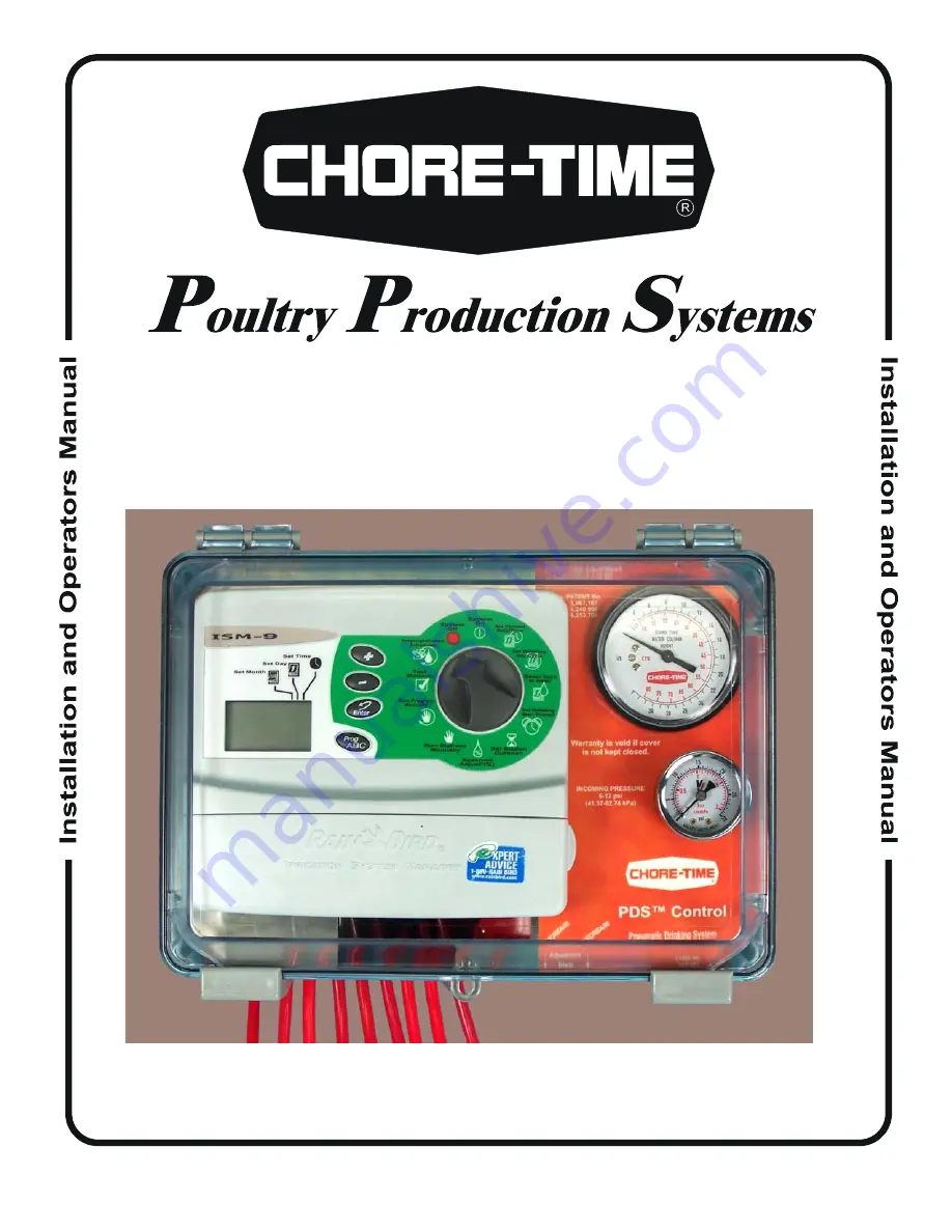 Chore-Time 49000-4 Installation And Operator'S Manual Download Page 1