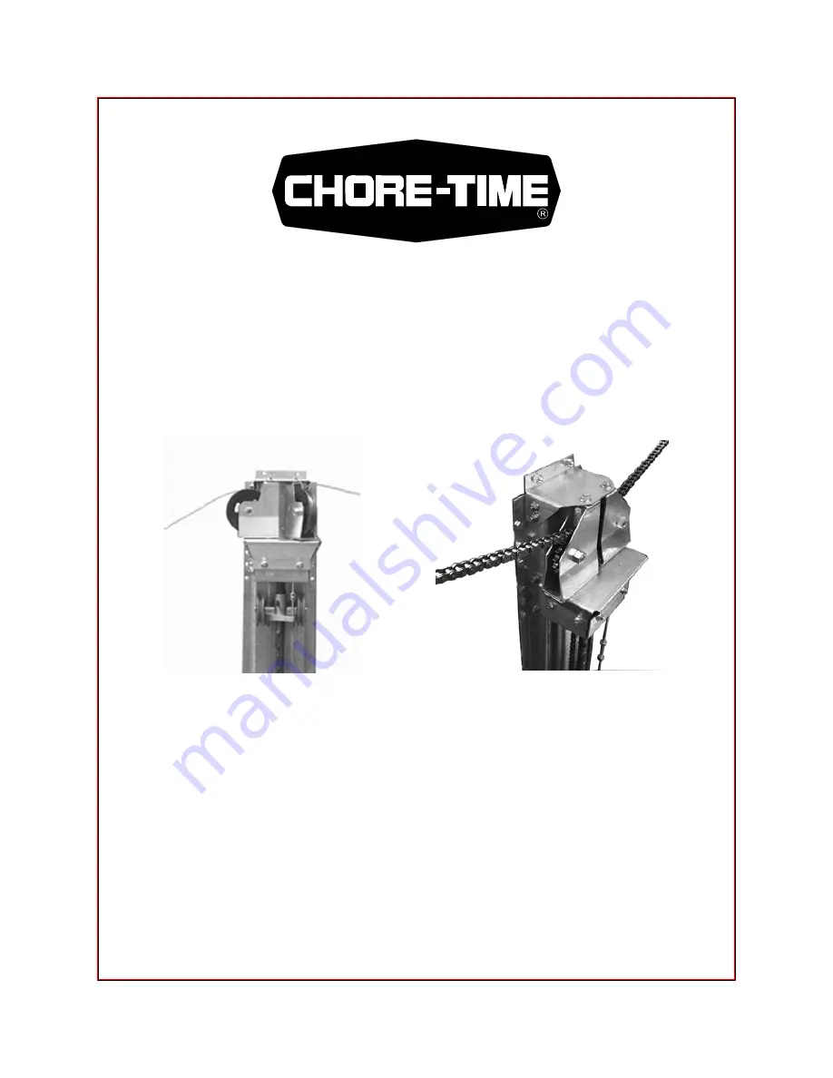 Chore-Time Linear Lift 50558 Series Manual Download Page 7