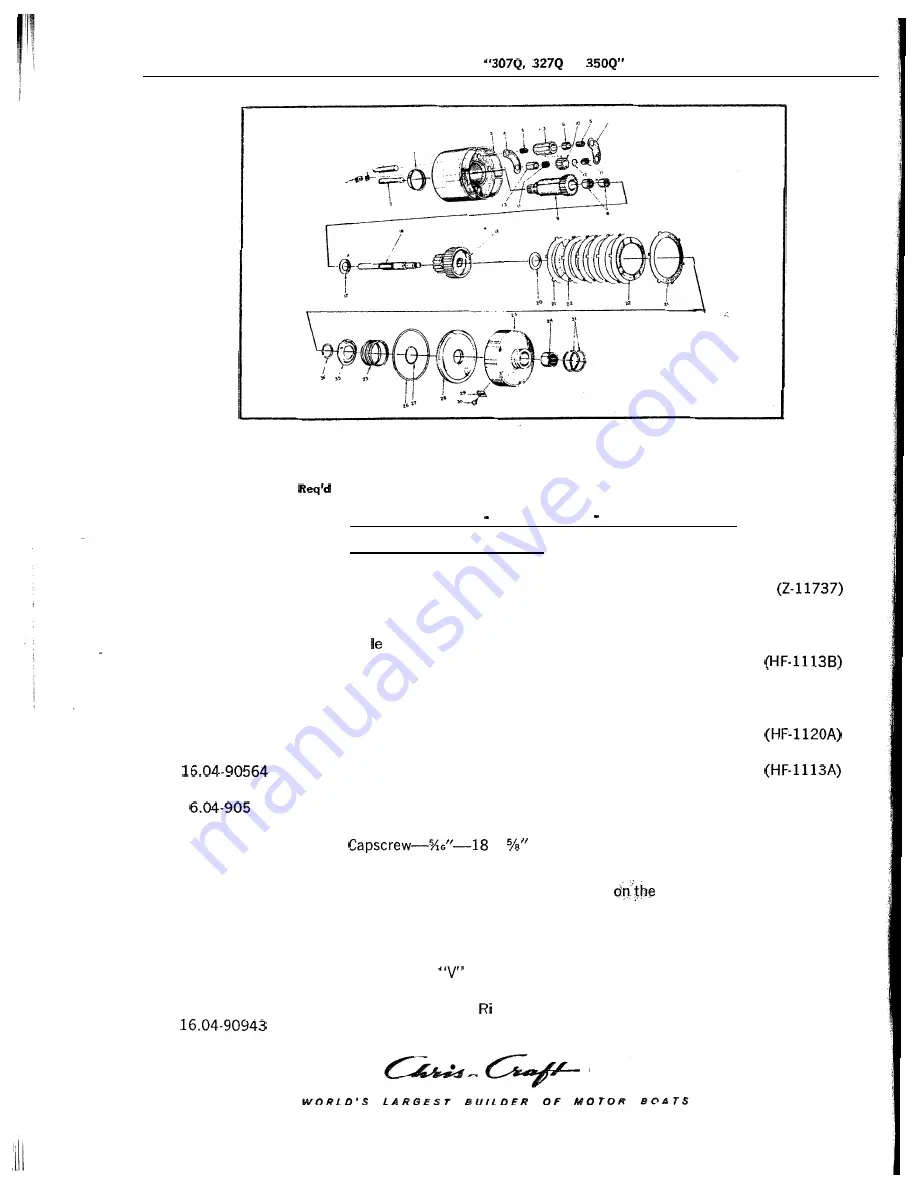 Chris-Craft 307-Q Manual Download Page 43