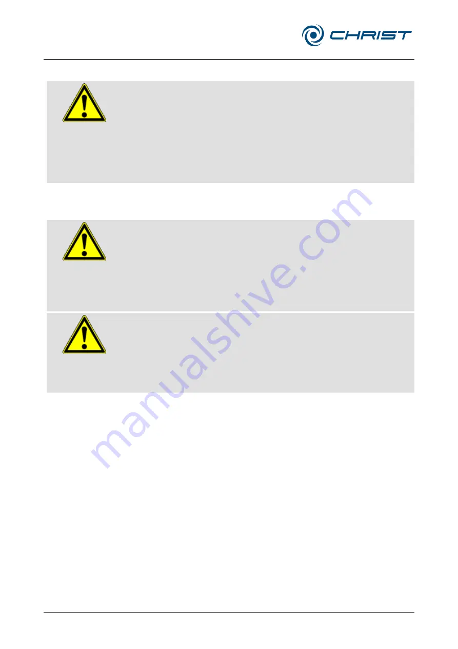 Christ 102124 Operating Manual Download Page 28