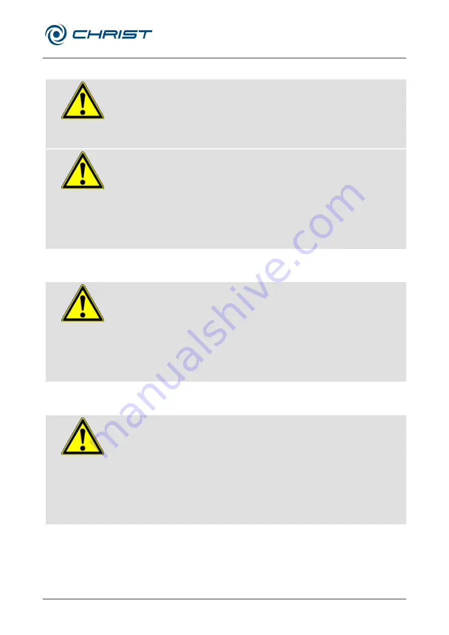 Christ 102124 Operating Manual Download Page 29