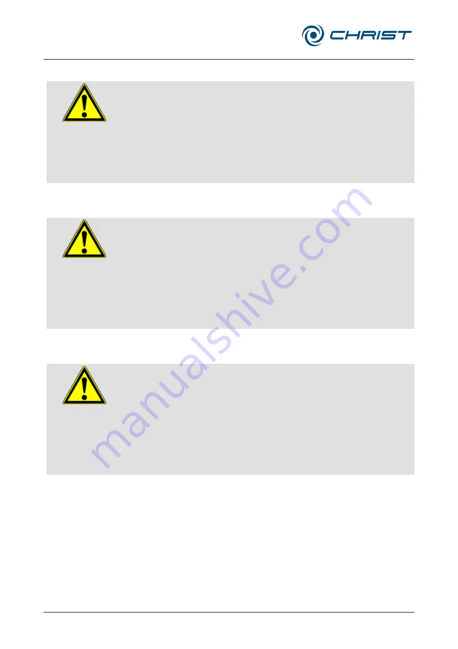 Christ 102300 Operating Manual Download Page 30