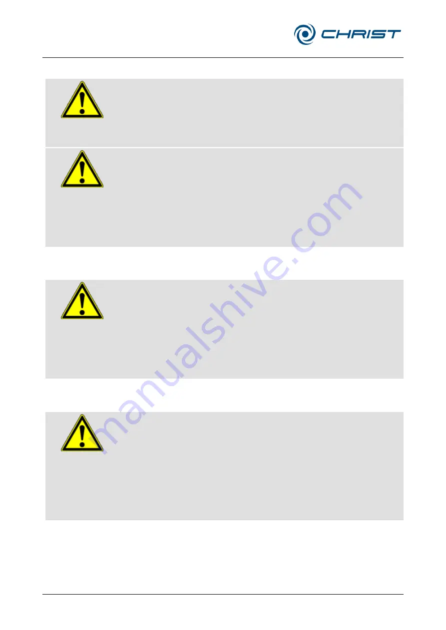 Christ 102420 Operating Manual Download Page 28