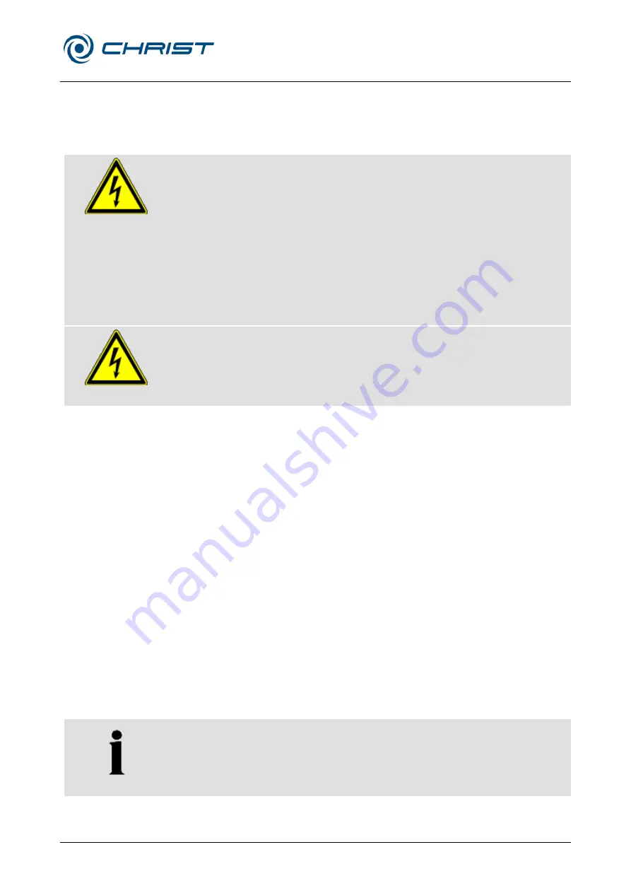 Christ 102420 Operating Manual Download Page 37