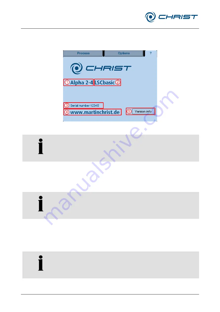 Christ 102420 Operating Manual Download Page 64