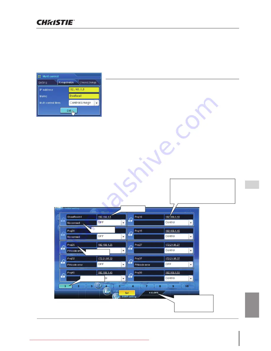 Christie CCM-LX User Manual Download Page 67