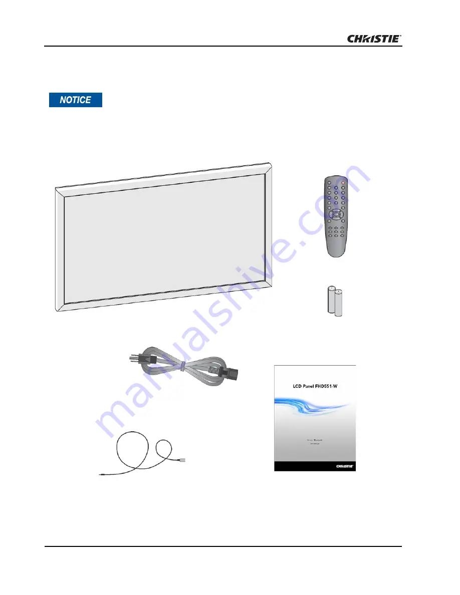 Christie FHD551-W User Manual Download Page 12