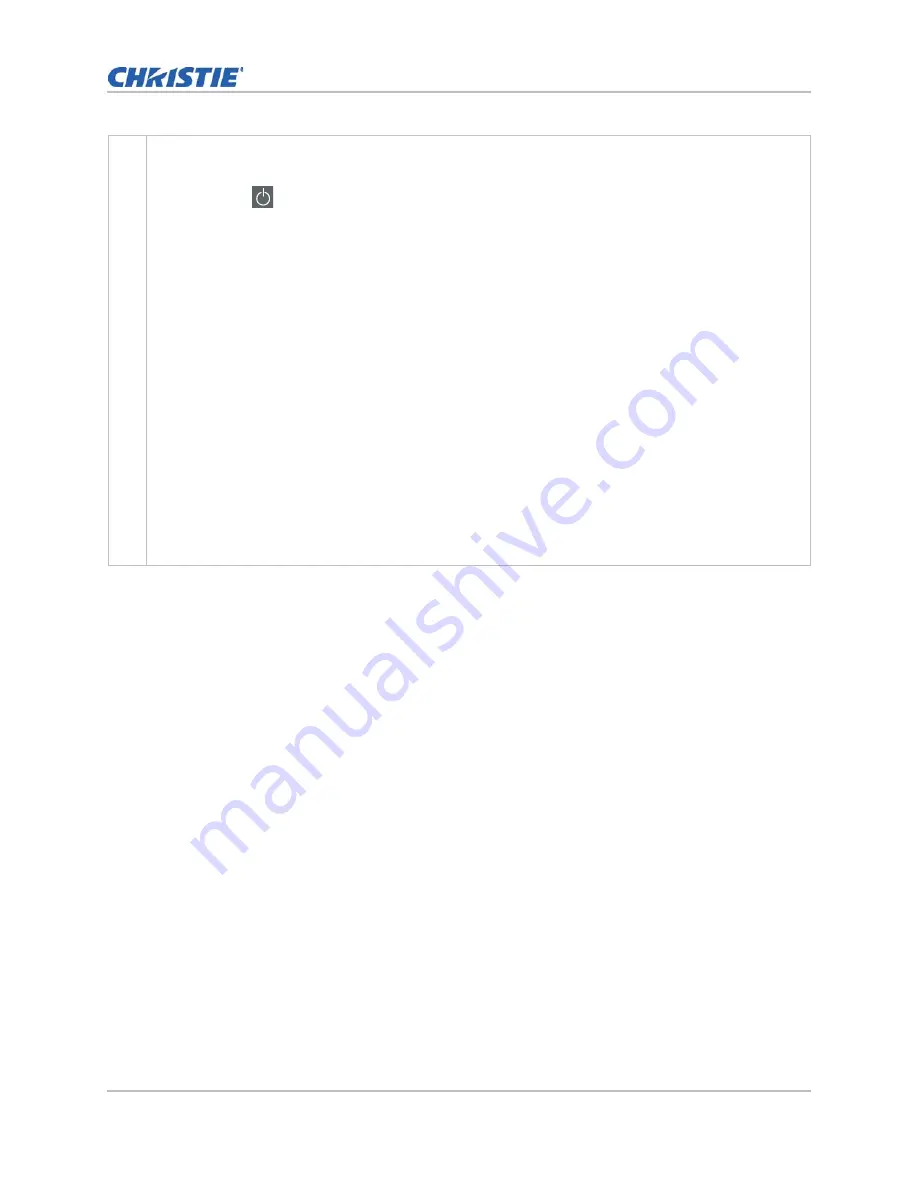 Christie FHQ841-T User Manual Download Page 14