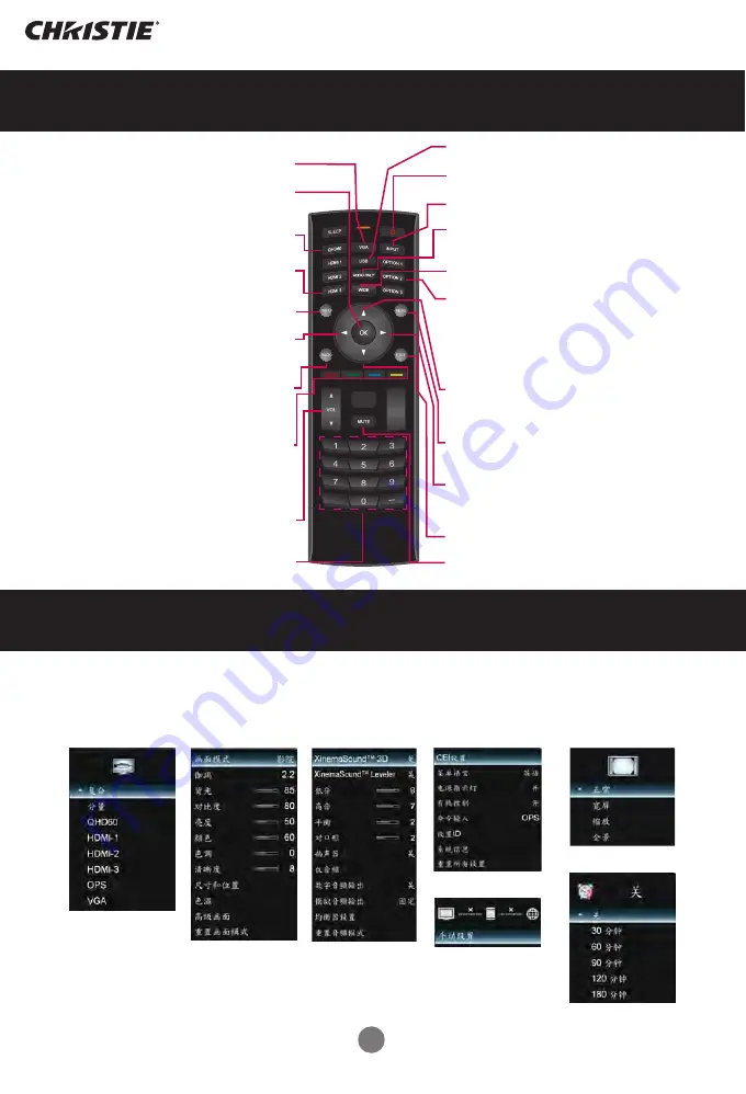 Christie QuadHD84-P Скачать руководство пользователя страница 23