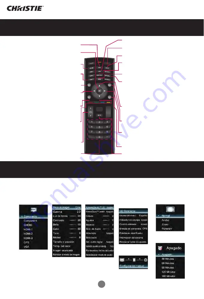 Christie QuadHD84-P Quick Start Manual Download Page 67