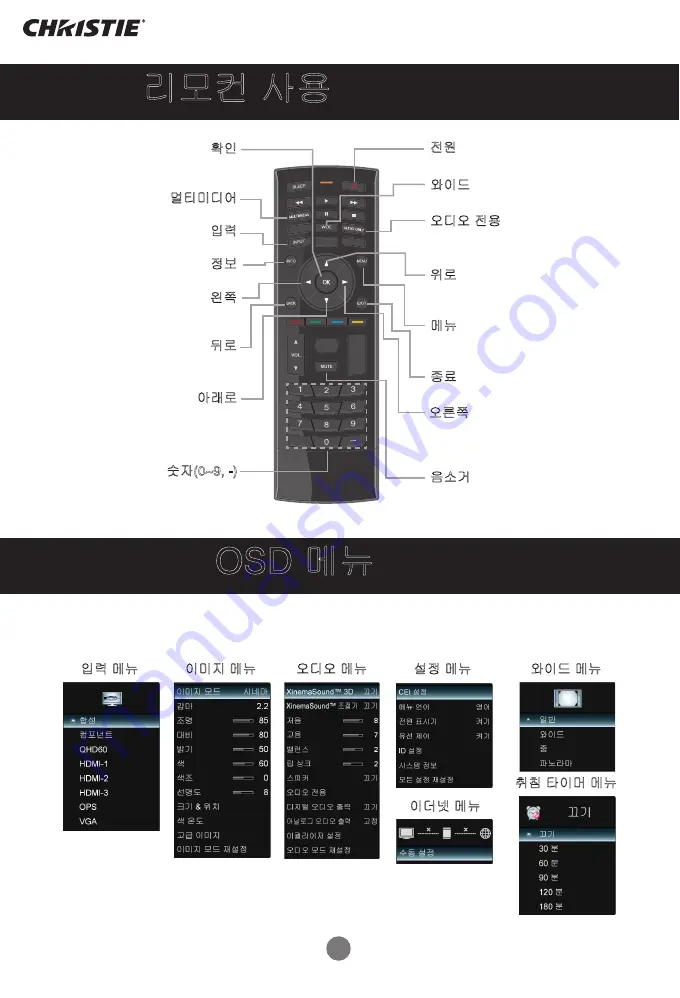 Christie QUADHD84 Quick Start Manual Download Page 57