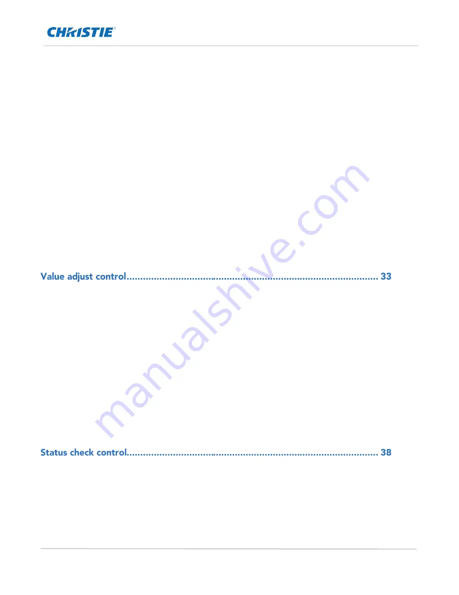 Christie Secure II Series Technical Reference Download Page 4