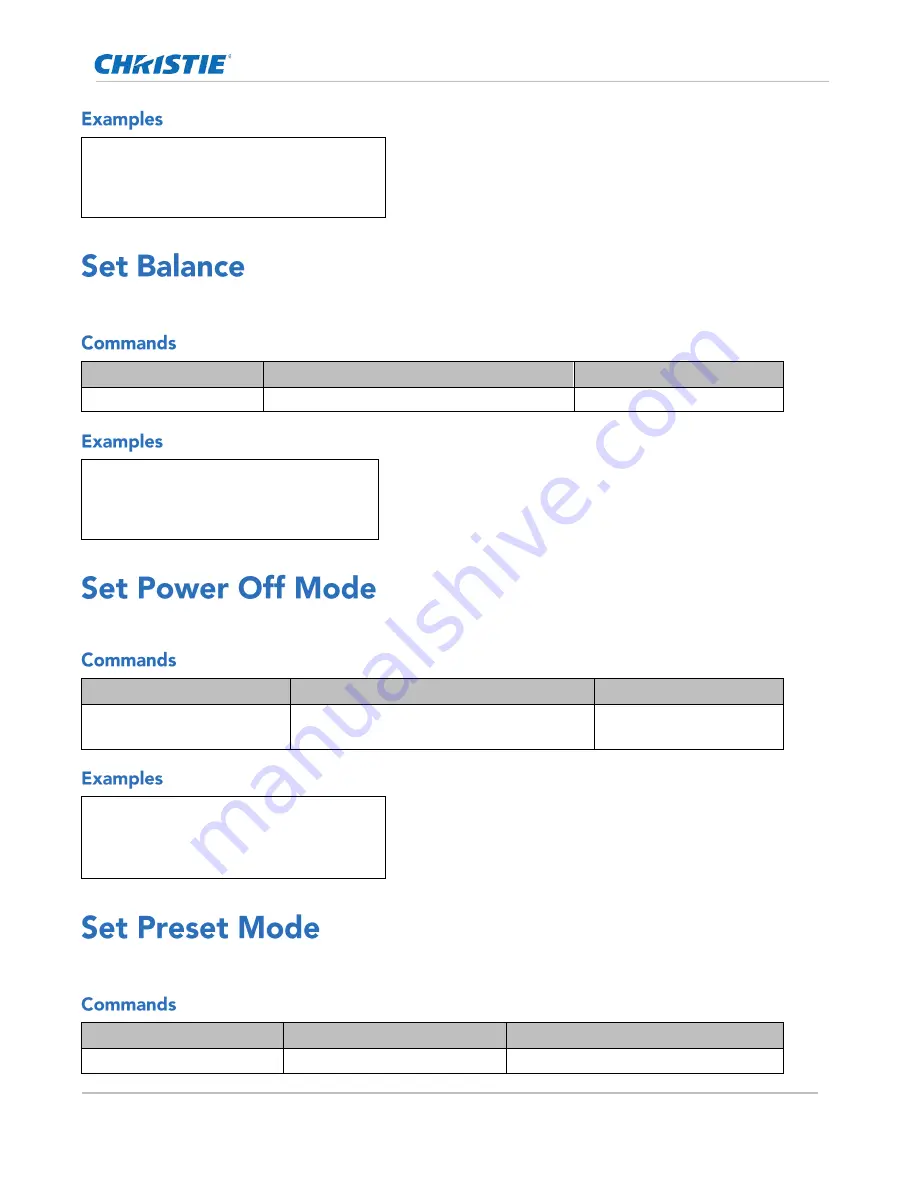 Christie Secure II Series Technical Reference Download Page 36