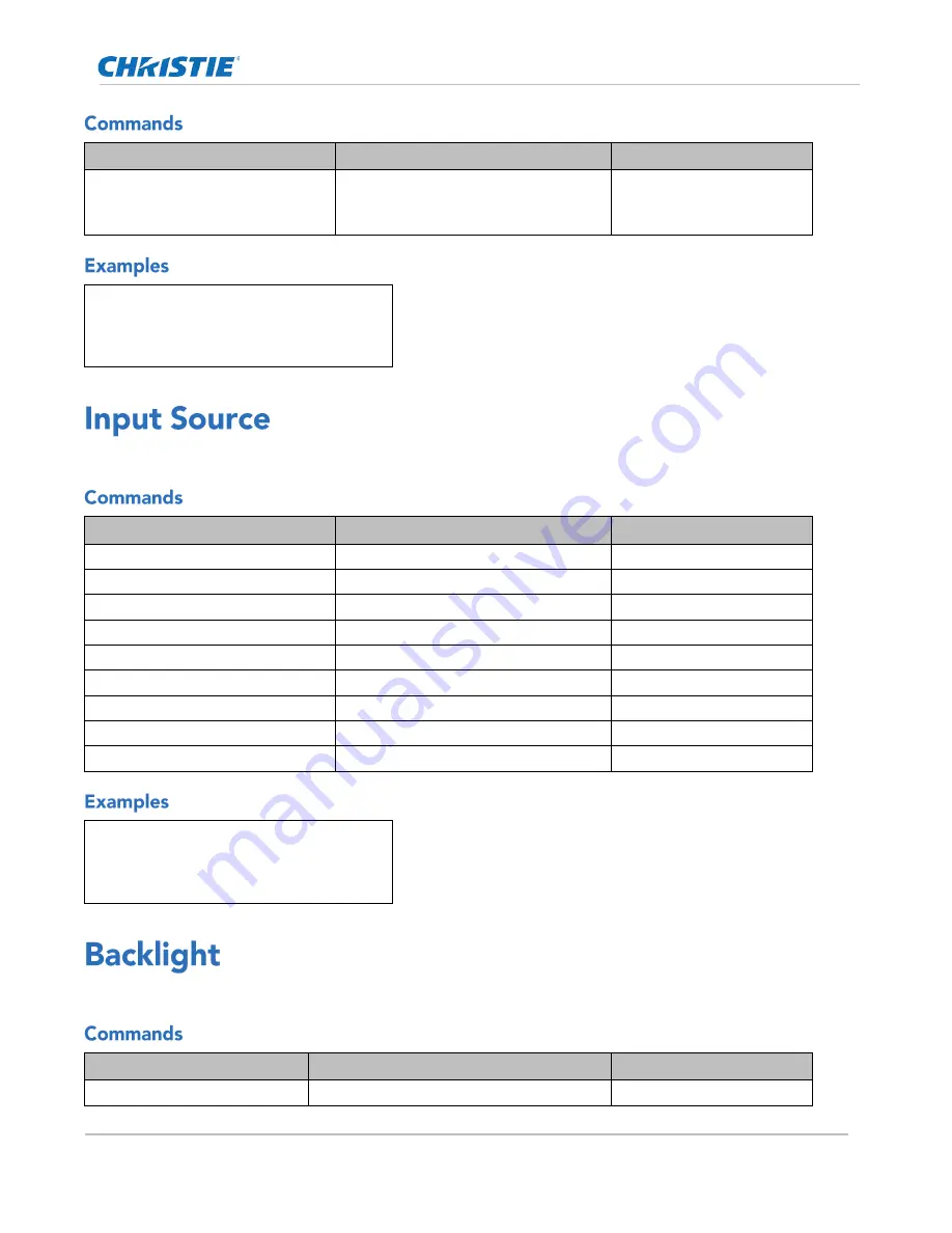 Christie Secure II Series Technical Reference Download Page 54