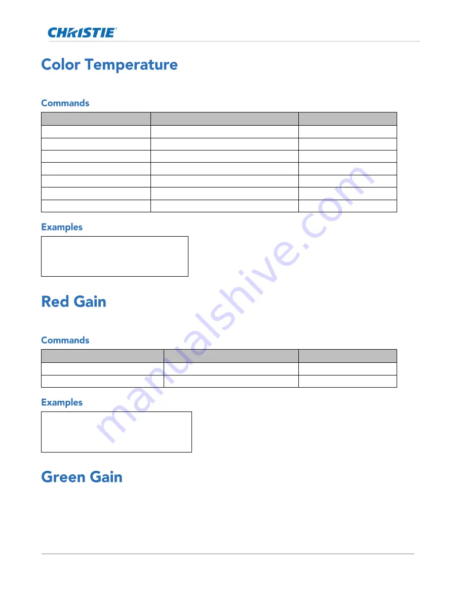 Christie Secure II Series Technical Reference Download Page 57