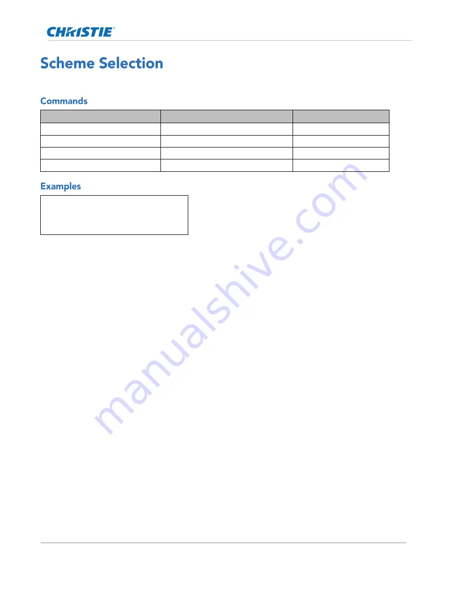 Christie Secure II Series Technical Reference Download Page 61