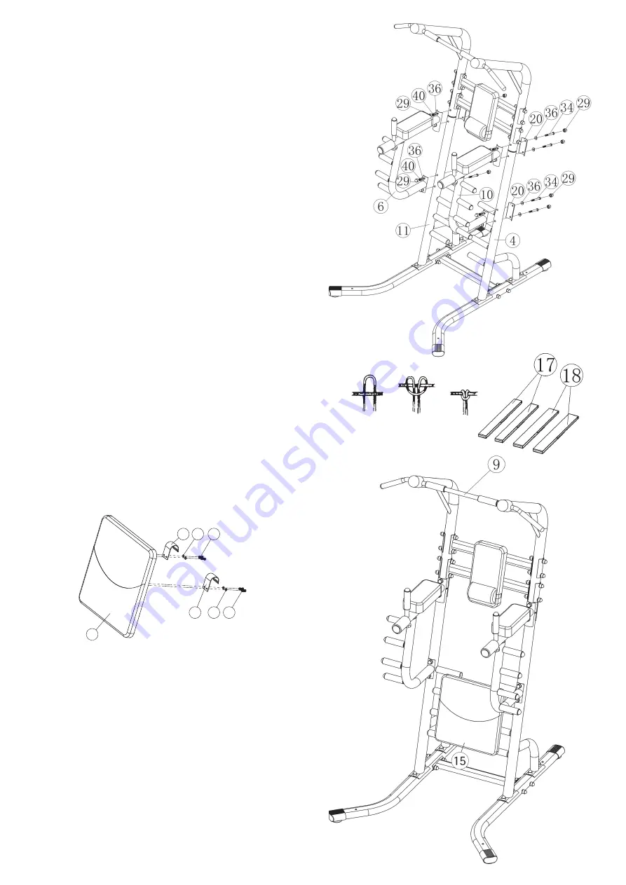 Christopeit Sport Multifunktionsturm 1389 Скачать руководство пользователя страница 8