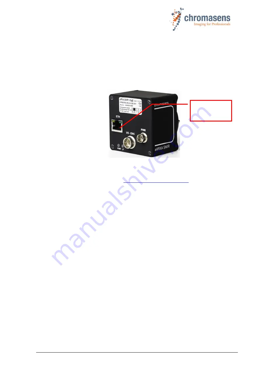 chromasens allPIXA SWIR CD40199 Manual Download Page 31